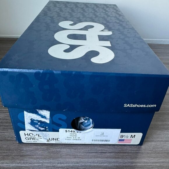 SAS Hope Slip On Loafer - Green Tund Size 9.5 M $145 - Picture 9 of 9